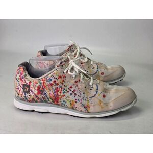 FootJoy Empower Women's Golf Shoes Size 10 M Paint Splatter Rainbow Spikeless